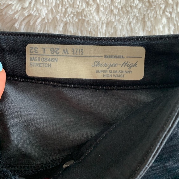 7 for all mankind denim & diesel skinny jeans- 25 - Picture 5 of 6